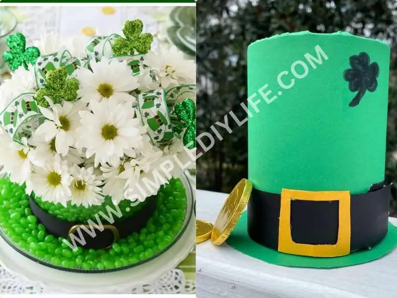 DIY Leprechaun Hats in St Patrick's Day party ideas