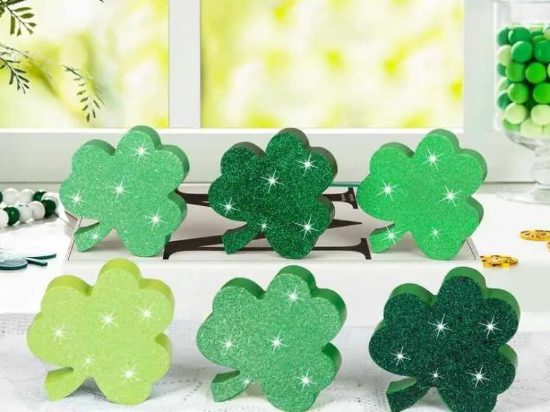 Glitter Shamrocks