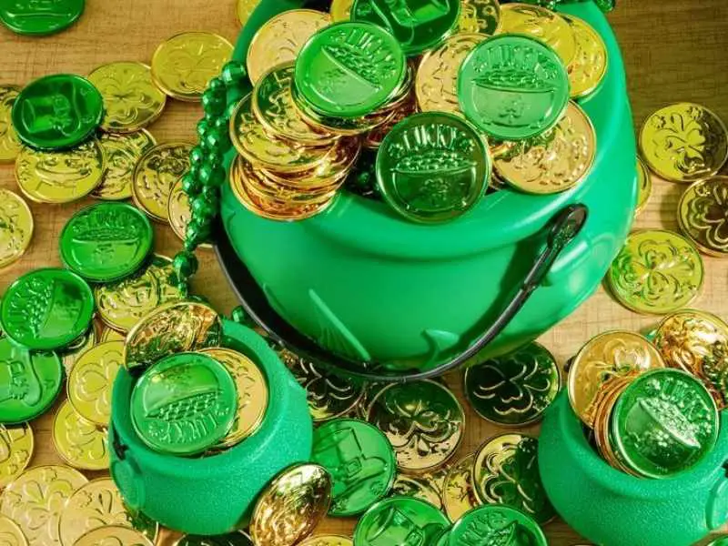 Gold Coin Piñata in St Patrick's Day party ideas