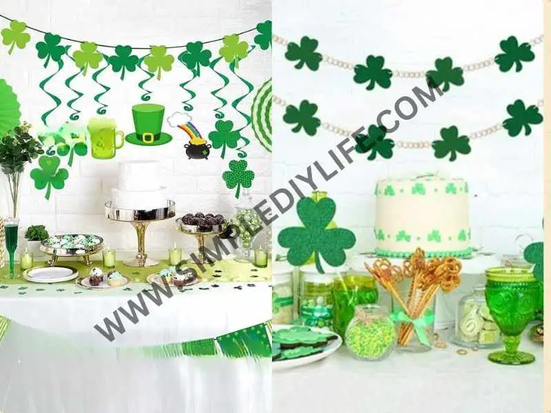 Shamrock Garland as St Patrick's Day decorations ideas