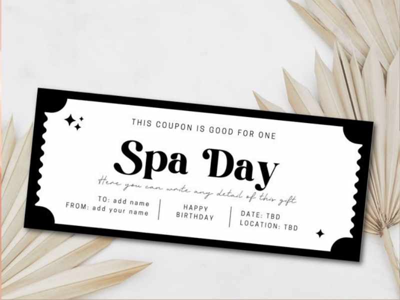 Spa Gift Card