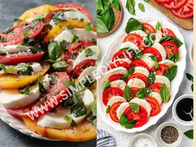 Tomato & Mozzarella Caprese Salad as mother's day brunch ideas