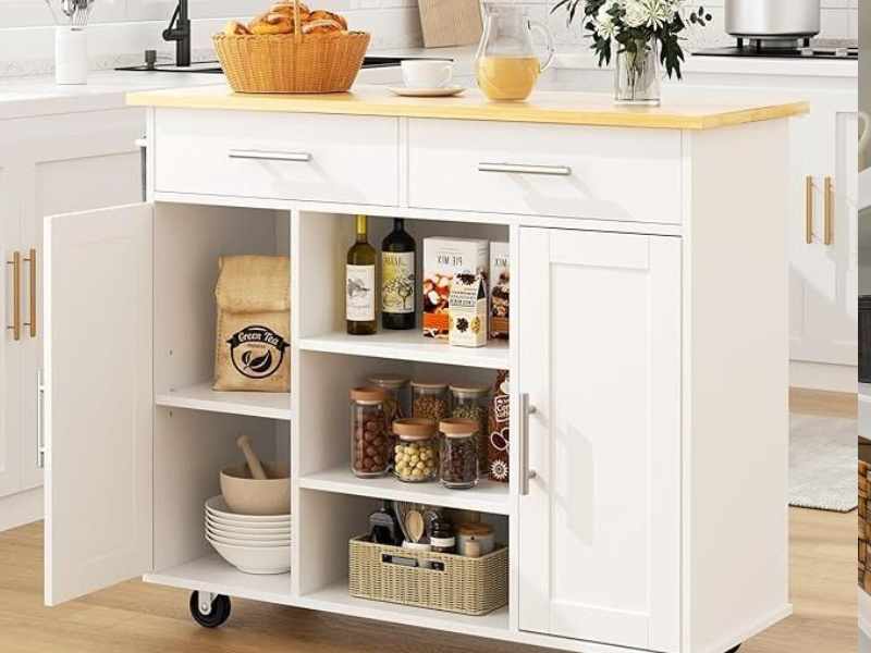 A Kitchen Rolling Cart