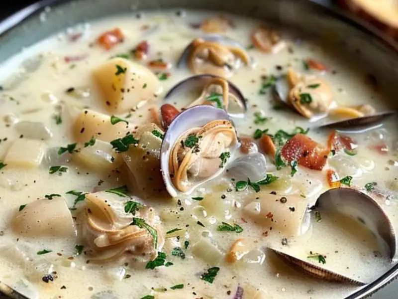 Clam Chowder as winter soup recipes