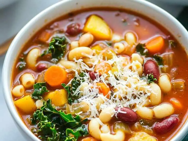 Minestrone Soup as winter soup recipes