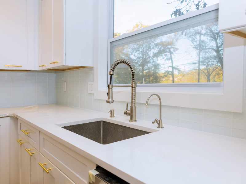 Sink and Faucet as kitchen makeovers