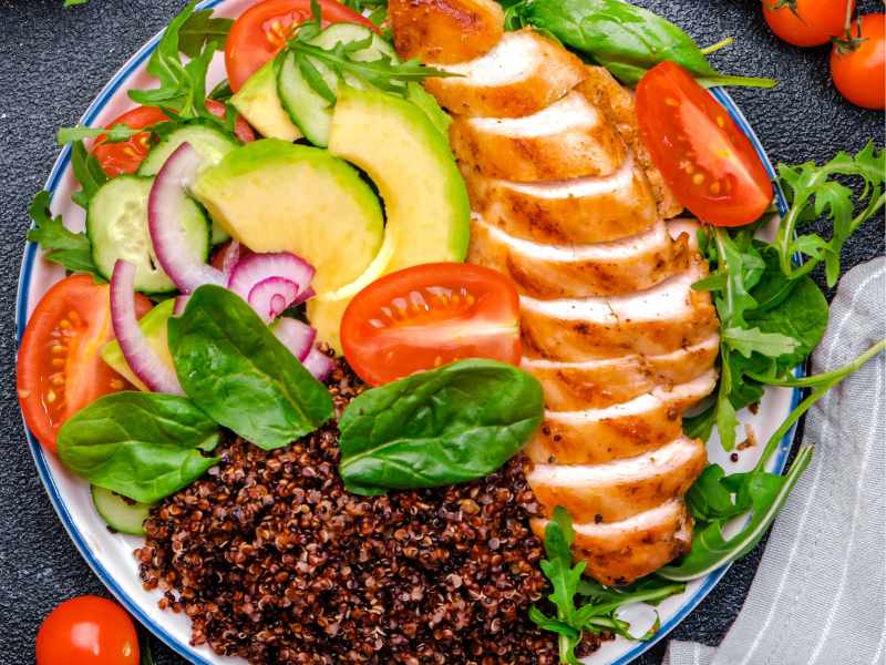 high protein salad ideas