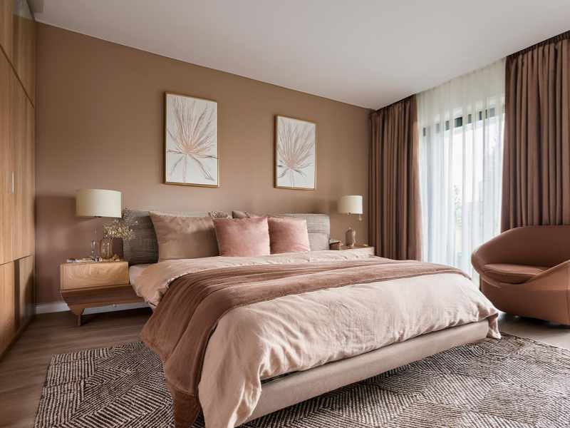 bedroom accent color